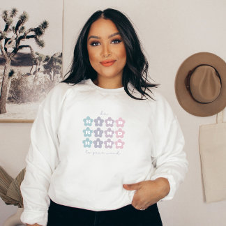 Var snäll och kom ihåg | Retro Flowers Fransk Gråt T Shirt