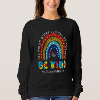 Var snäll och öka medvetenheten om tism Leopard Ra T Shirt