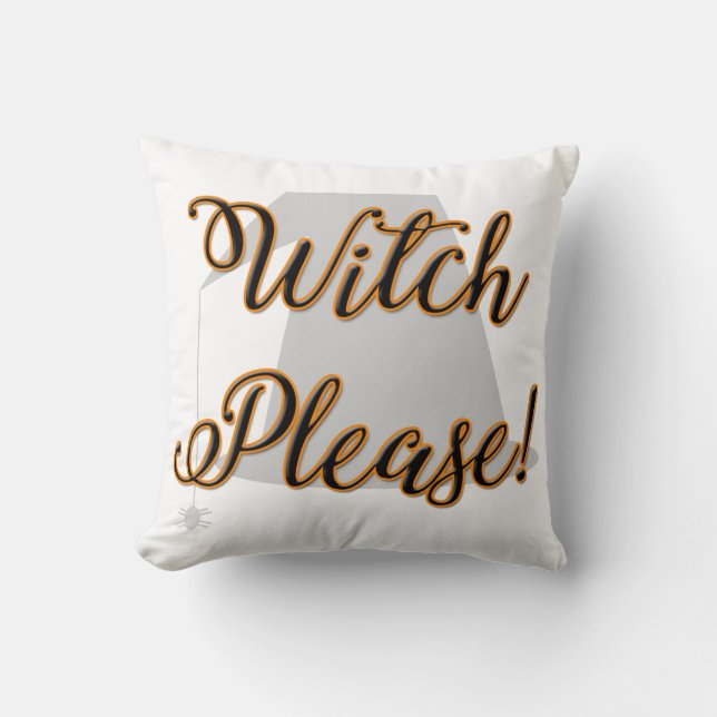 Var snäll och rolig halloween med hatten kudde (Framsida)