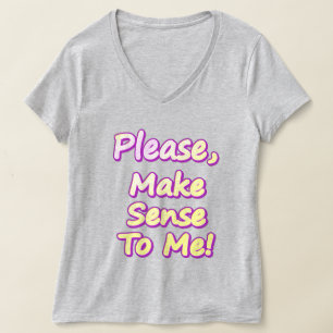 "Var snäll och sansa mig!" Cute Design. Köp nu T Shirt