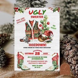 Var snäll och sötare Julfest på julafton Inbjudningar