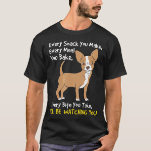 Var snäll och titta på dig från Chihuahua Hund äls T Shirt