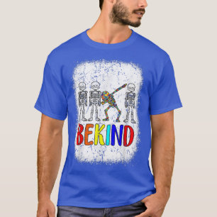 Var snäll och uppmärksamma autismen, blekt doftand t shirt