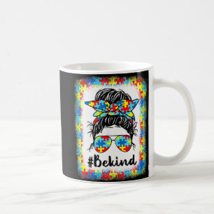 Var snäll och uppmärksamma autismen, Messy Bun Gir Kaffemugg