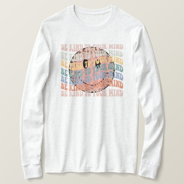 Var snäll och vänd dig till dig t shirt (Design framsida)