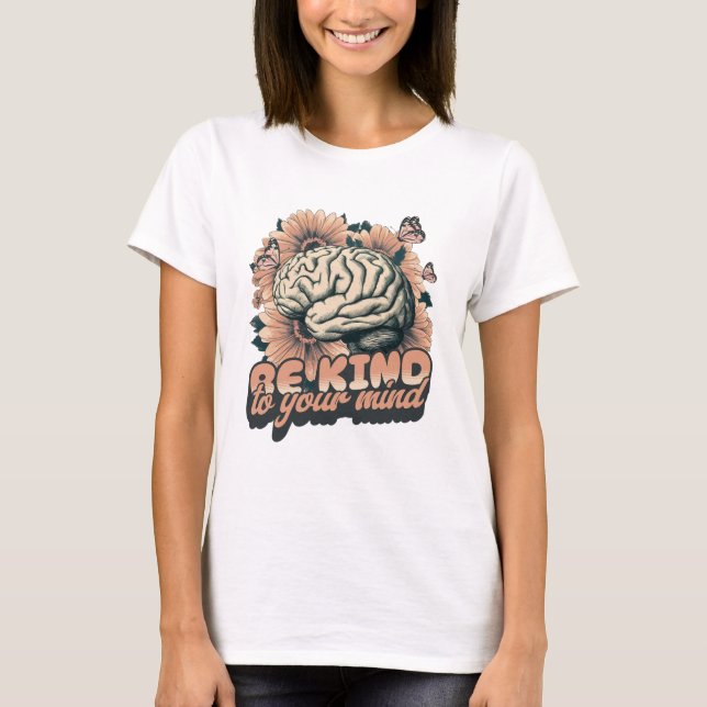 Var snäll och vänd dig till dig t shirt (Framsida)