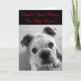 Var snäll och var min Valentine Helgkort