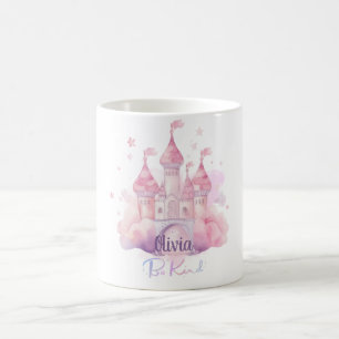 Var snäll Palace på Rosa Cloud Kaffemugg