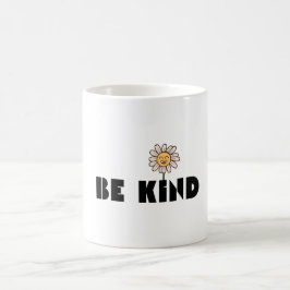 Var snäll Söt Leende Prästkrage Blomma | Positiv S Kaffemugg