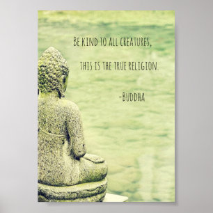Var snäll till all affisch för det varelseBuddha