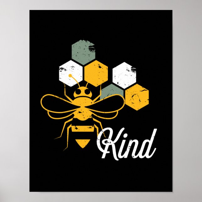 Var snälla och klassa bikupor för biodlare poster (Framsidan)
