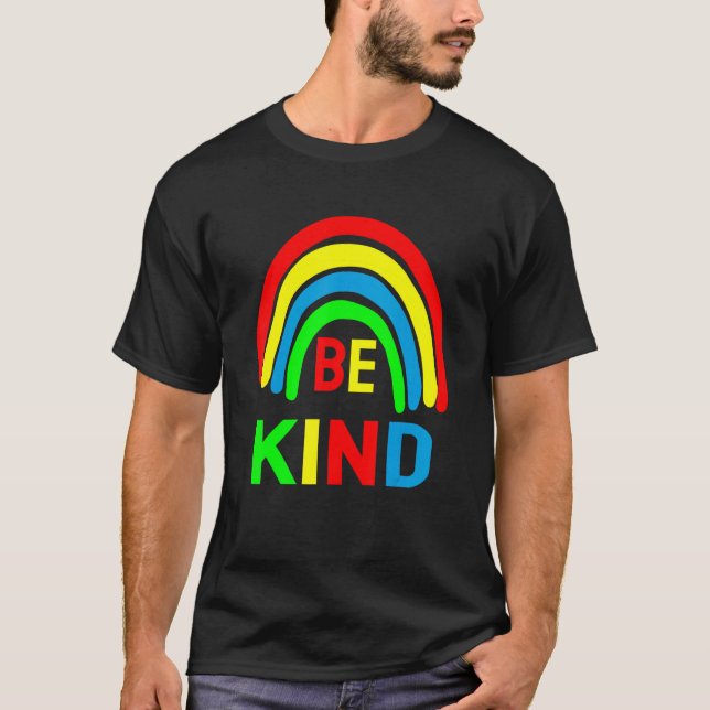 Var snälla och vi är alla bara människor t shirt (Framsida)