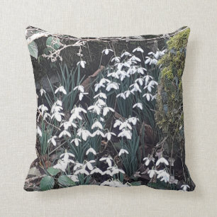 Vår Snowdrops Cushion Kudde