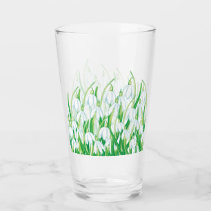 Vår Snowdrops Galanthus Glaskopp