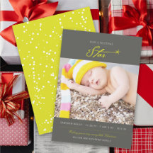 Vår Snyggt i julstjärnan Baby Photo Modern Bird