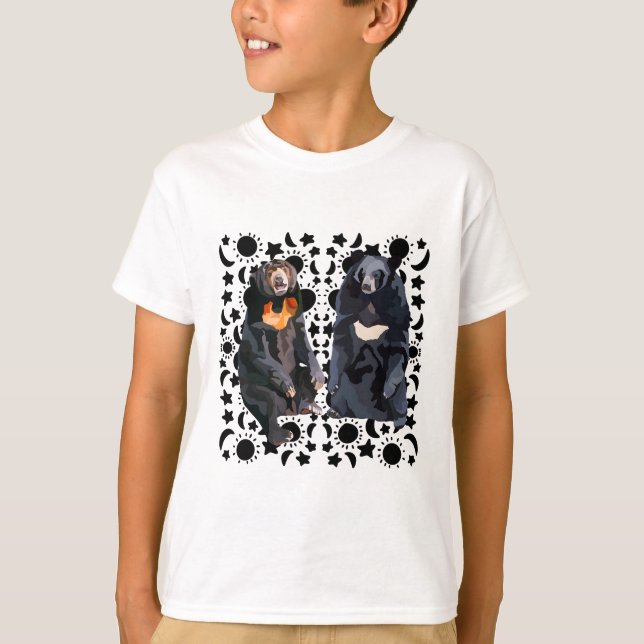 Var solbjörnen vid Måne T Shirt (Framsida)