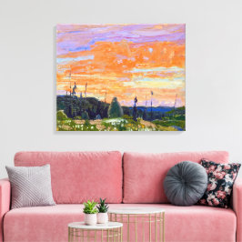 Vår solnedgång, Algonquin Park | Tom Thomson | Canvastryck
