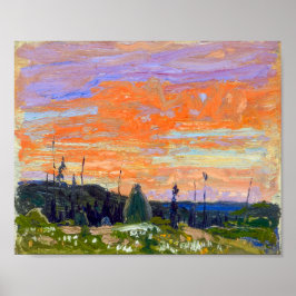 Vår solnedgång, Algonquin Park | Tom Thomson | Poster