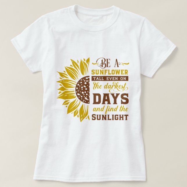 Var solros t shirt (Design framsida)