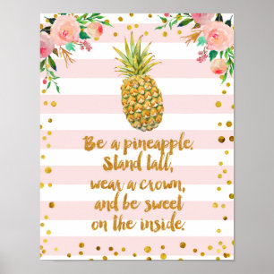 Var som ananas Poster konsthandel