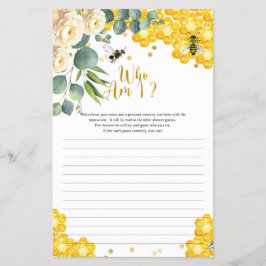 Var som är jag som spelkort flygblad