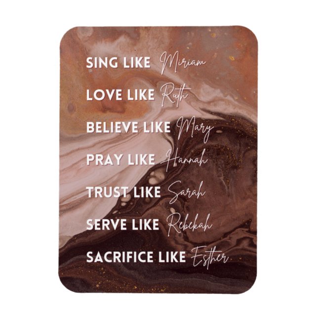 Var som bibelns kvinnor magnet (Vertikal)