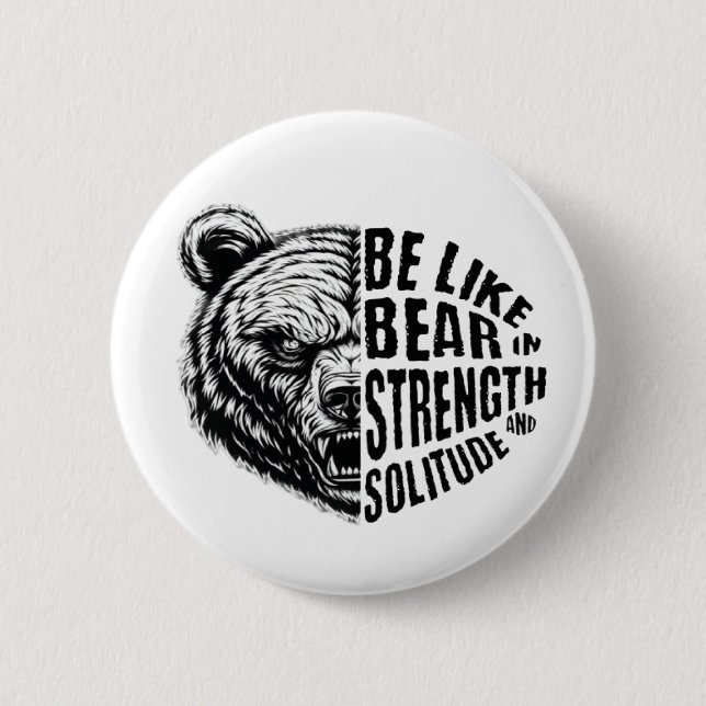 Var som björn i styrka och styrka knapp (Framsida)