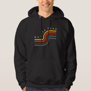 Var som Clay Retro Bible Verse Christian Manar Hoodie