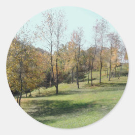 Vår som Träd Runt Klistermärke