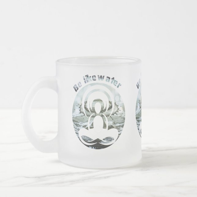 Var som vatten dagligen frostad glasmugg (Vänster)