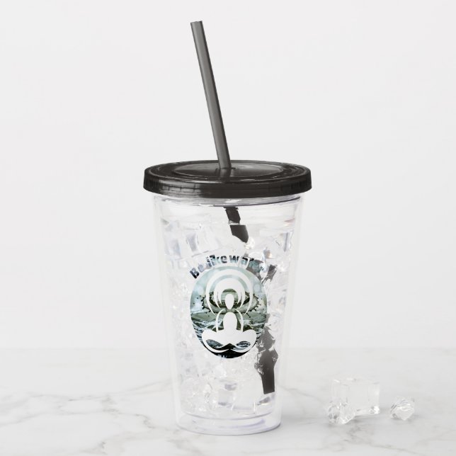Var som vatten dagligen take away mugg (Framsida Ice)