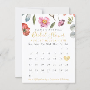 Vår Sommar-Blommigten Spara datumkalender Datumet