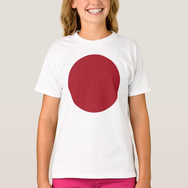 Vår Sommar-Färg-Nallen Fiery Red T Shirt (Framsida)