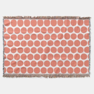 Vår Sommar Färg Peach-Rosa Filt