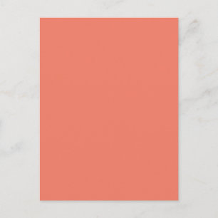 Vår Sommar Färg Peach-Rosa Helg Vykort