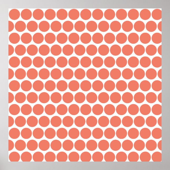 Vår Sommar Färg Peach-Rosa Poster (Framsidan)
