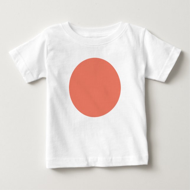 Vår Sommar Färg Peach-Rosa T Shirt (Framsida)