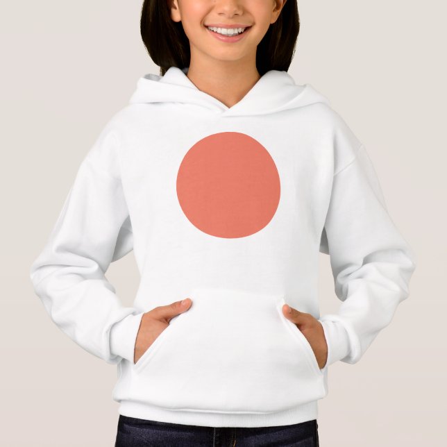 Vår Sommar Färg Peach-Rosa T Shirt (Framsida)