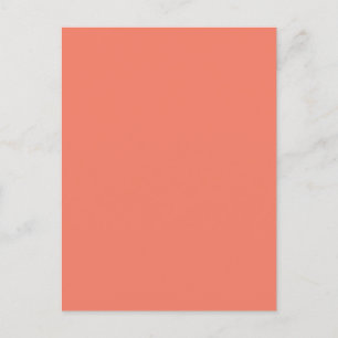 Vår Sommar Färg Peach-Rosa Vykort