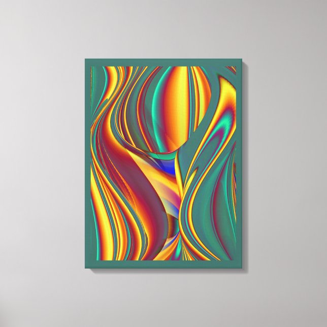 Vår Sommar Höst Blommor Magi Canvastryck (Framsida)