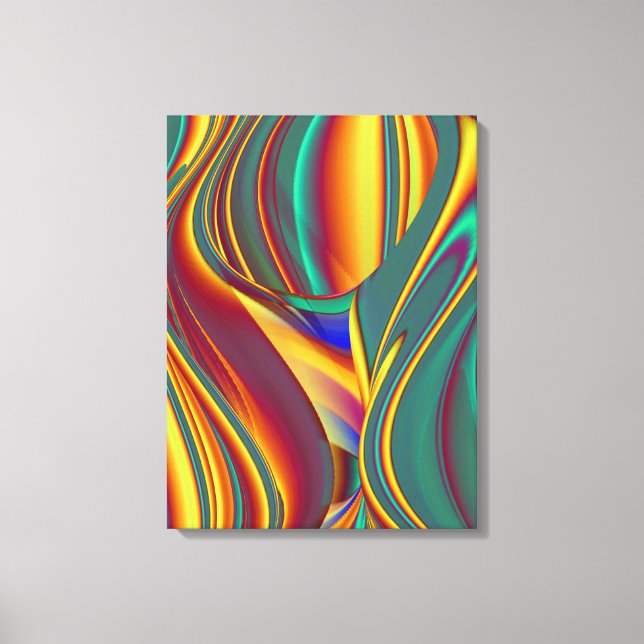 Vår Sommar Höst Blommor Magi Canvastryck (Framsida)