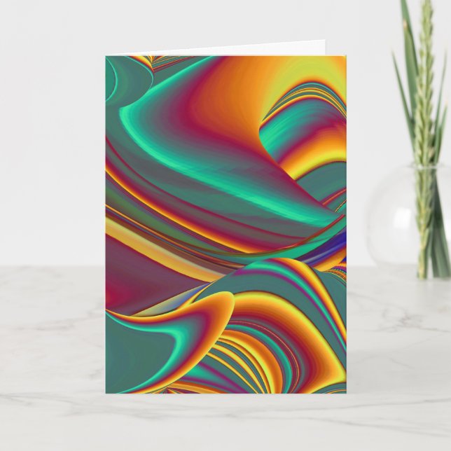 Vår Sommar Höst Blommor Magi Kort (Framsida)