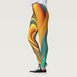 Vår Sommar Höst Blommor Magi Leggings