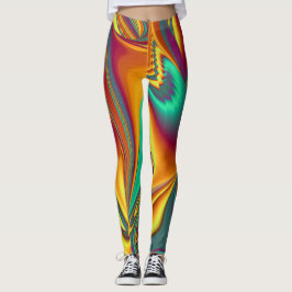 Vår Sommar Höst Blommor Magi Leggings