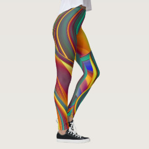 Vår Sommar Höst Blommor Magi Leggings