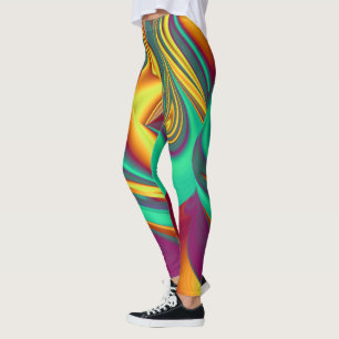 Vår Sommar Höst Blommor Magi Leggings