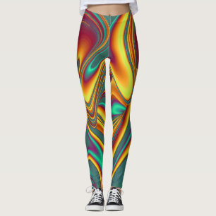 Vår Sommar Höst Blommor Magi Leggings