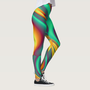 Vår Sommar Höst Blommor Magi Leggings