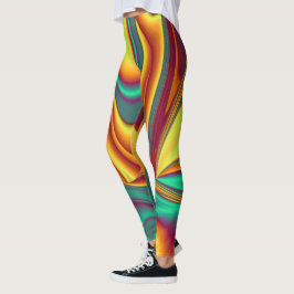 Vår Sommar Höst Blommor Magi Leggings