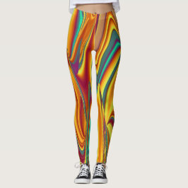 Vår Sommar Höst Blommor Magi Leggings